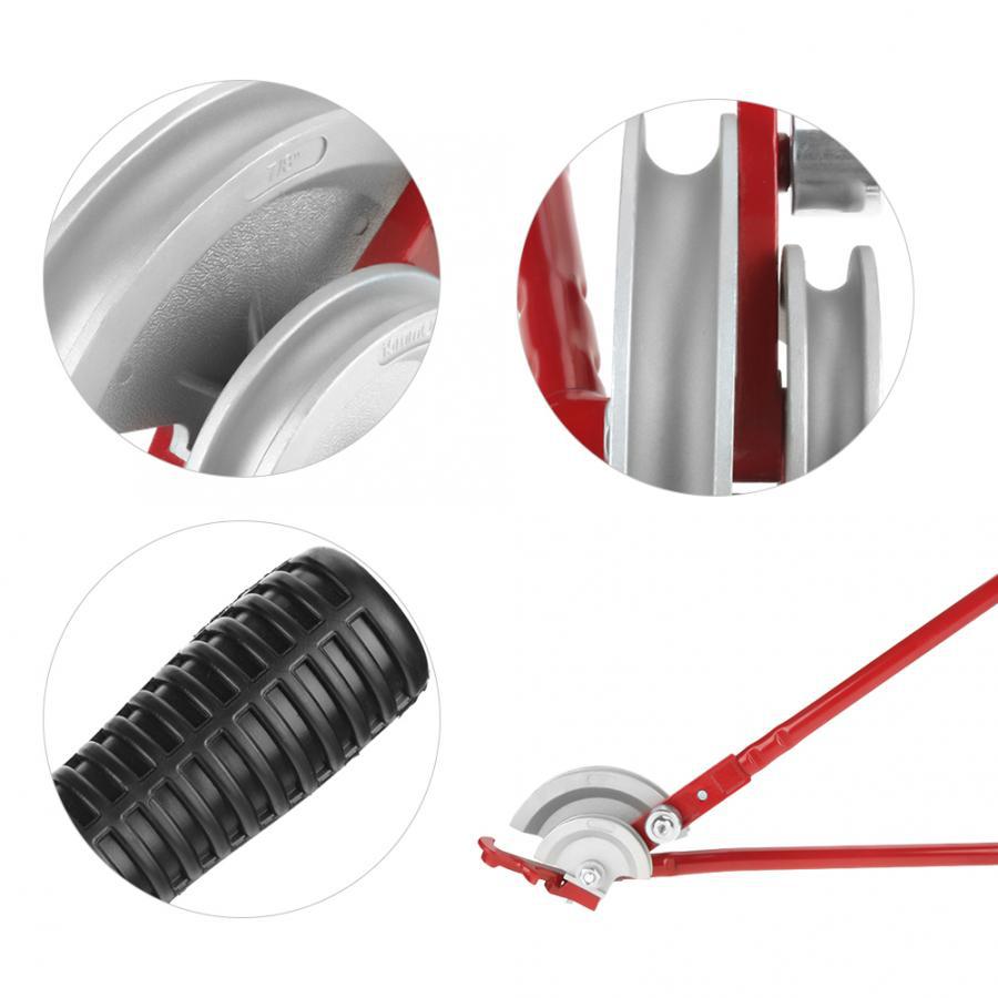 2 in 1 Manual Pipe Bender 180 Degree Tube Bending Machine 15mm 22mm Heavy Duty Fuel Line Tubing Bending Tool
