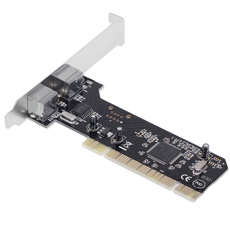 2 Ports Ps2 Ps/2 Pci Card+Low Profile Bracket Pci Ps2 Card For Pc Without Usb Computer Accessories: Default Title