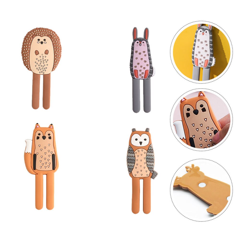 4 Stuks Magnetische Magneet Haken Huishoudelijke Magnetische Haken (Willekeurige Stijl): Default Title