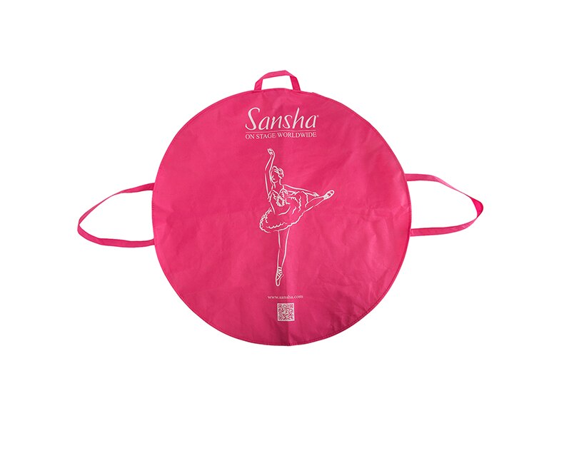 Sac de Tutu de crêpe pliable léger tailles adultes diamètre 108cm 42.5 ''sac de Tutu de Ballet transporteur de Tutu de protection: Pink 80cm 31.5 inch