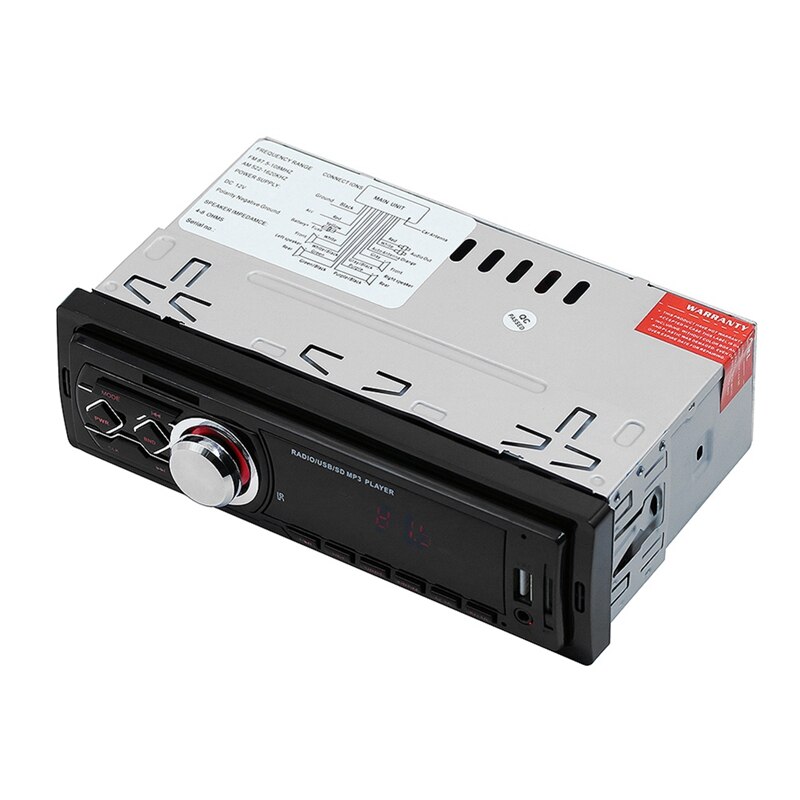 12V Fm RECEPTOR de Radio Estéreo Mp3 Wma Wav Flac Coche