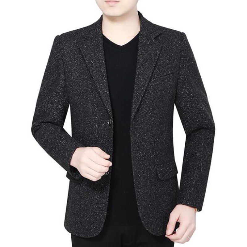 suits blazer men suits, casual blazer men men's large size: black / M
