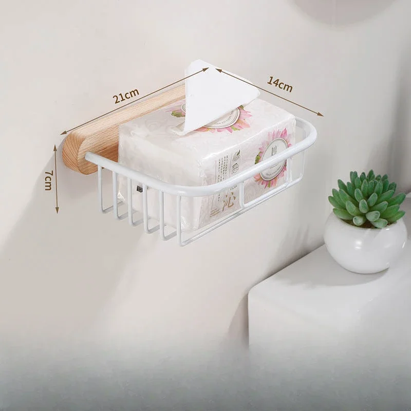 Badezimmer-Handtuchhalter aus Holz, Badregal-einstellen, Dusch-Organizer-Regal, Zauberstab-Badewannenregal aus Holz, Eckregal für Waschraum, Haartrocknerhalter: Weiß