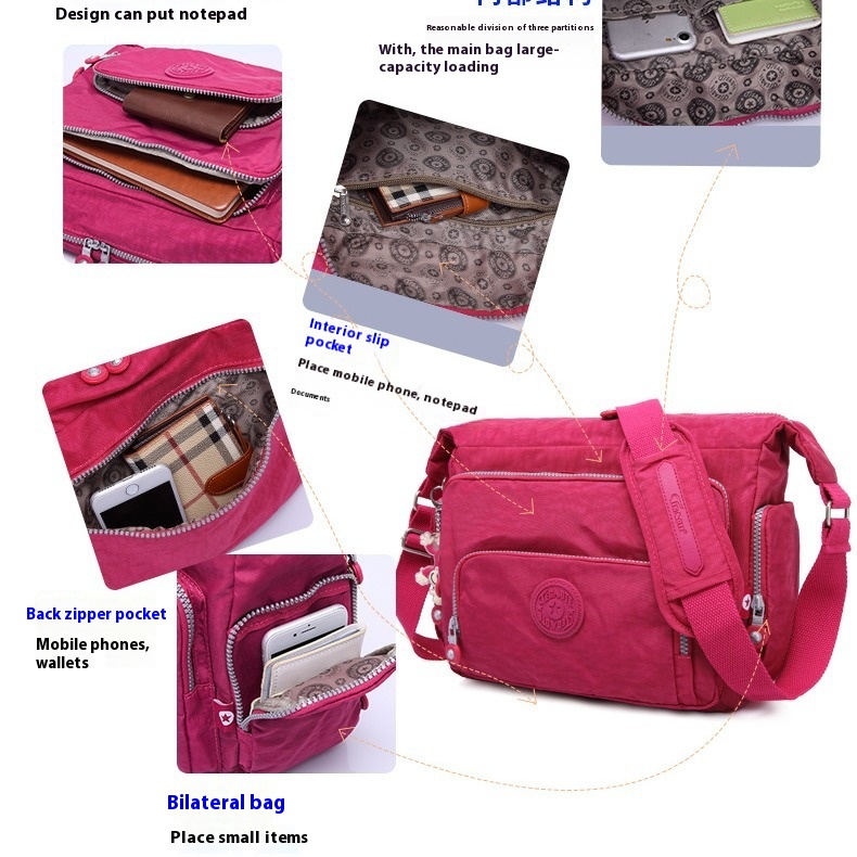 TEGAOTE Messenger Bags Women Crossbody Shoulder Bag Lady Bolsa Feminina Mujer Large Solid Beach Travel Bag Female Zipper