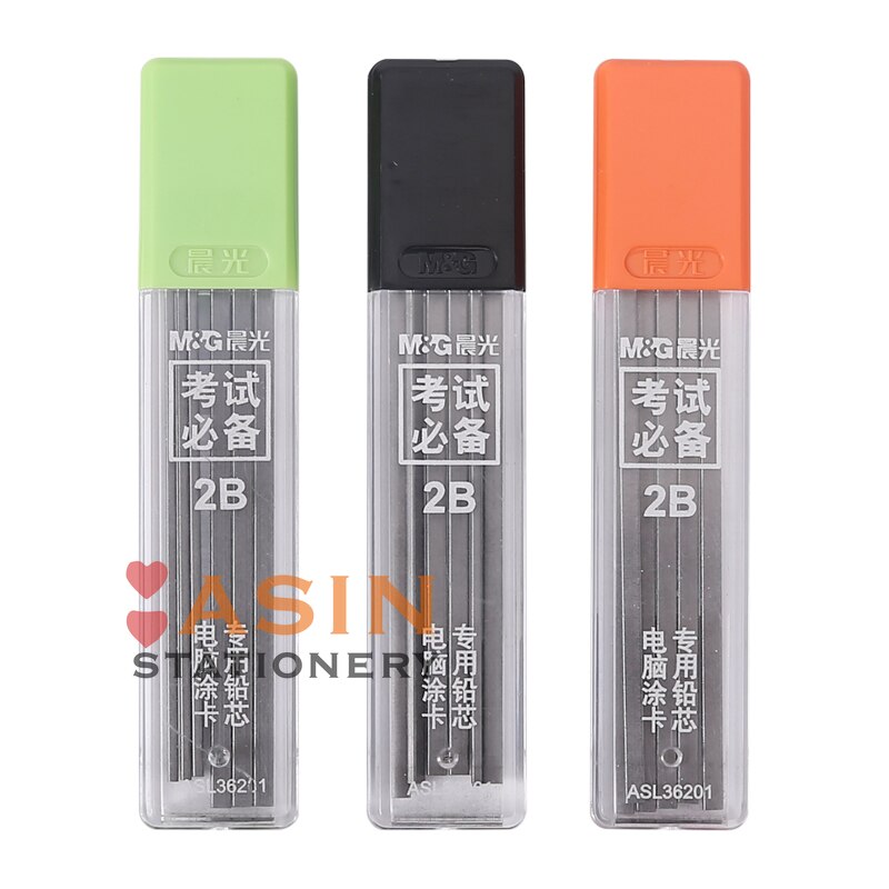 12pcs Student 2B Holder Exam Mechanical Pencil with Lead Refills Set Office Supplies