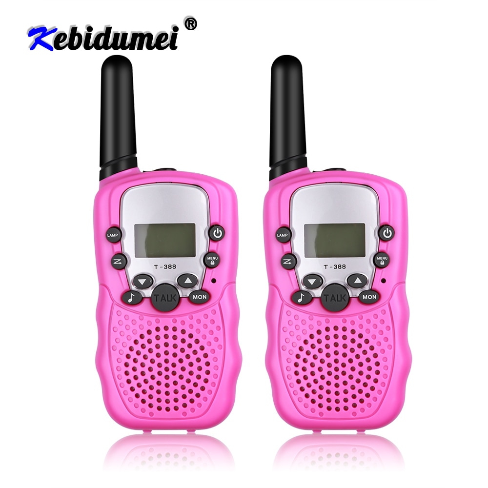 新しい T388 8CH 22CH 2 個ミニトランシーバー子供ラジオ局 0.5 ワット PMR PMR446 FRS UHF ポータブルラジオ communicator のギフト子供のための