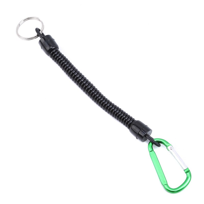 Nuevos cordones de pesca cuerdas de navegación Kayak seguro pinzas seguras Lip Grips aparejos herramientas de pesca accesorio de pesca: green