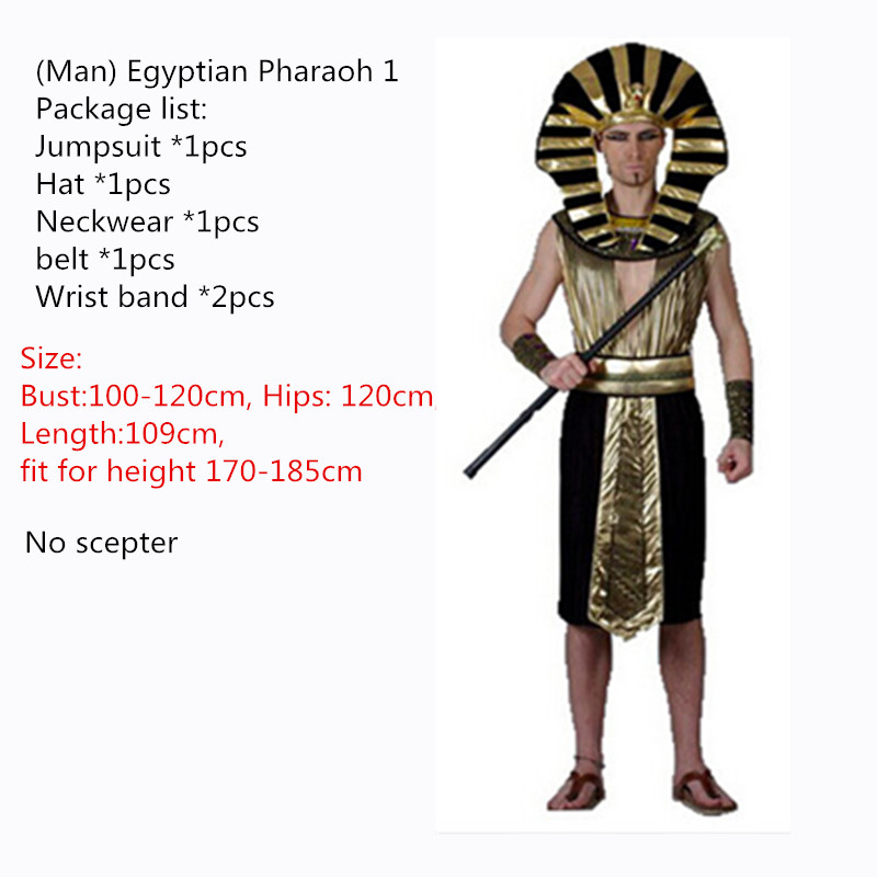 Disfraces de Cleopatra, Carnaval de Egipto, Navidad, Año , , niños, Faraón Egipcio, vestido real: men