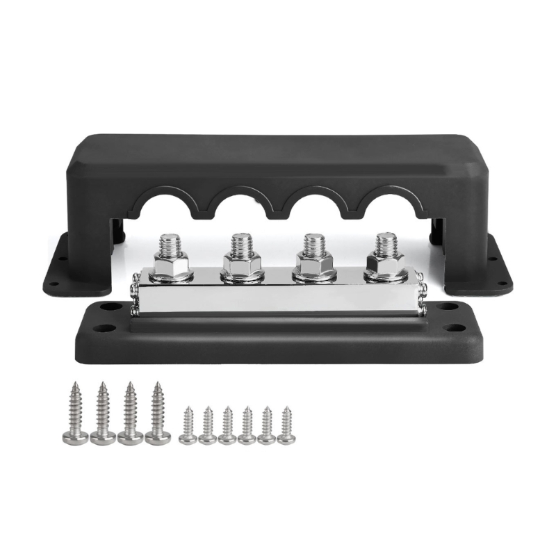 3/8 inch 4 Post 600A Bus Bar Batterij Terminals Stroomverdeling Marine Automotive Boot Solar Bedrading Bus Bar