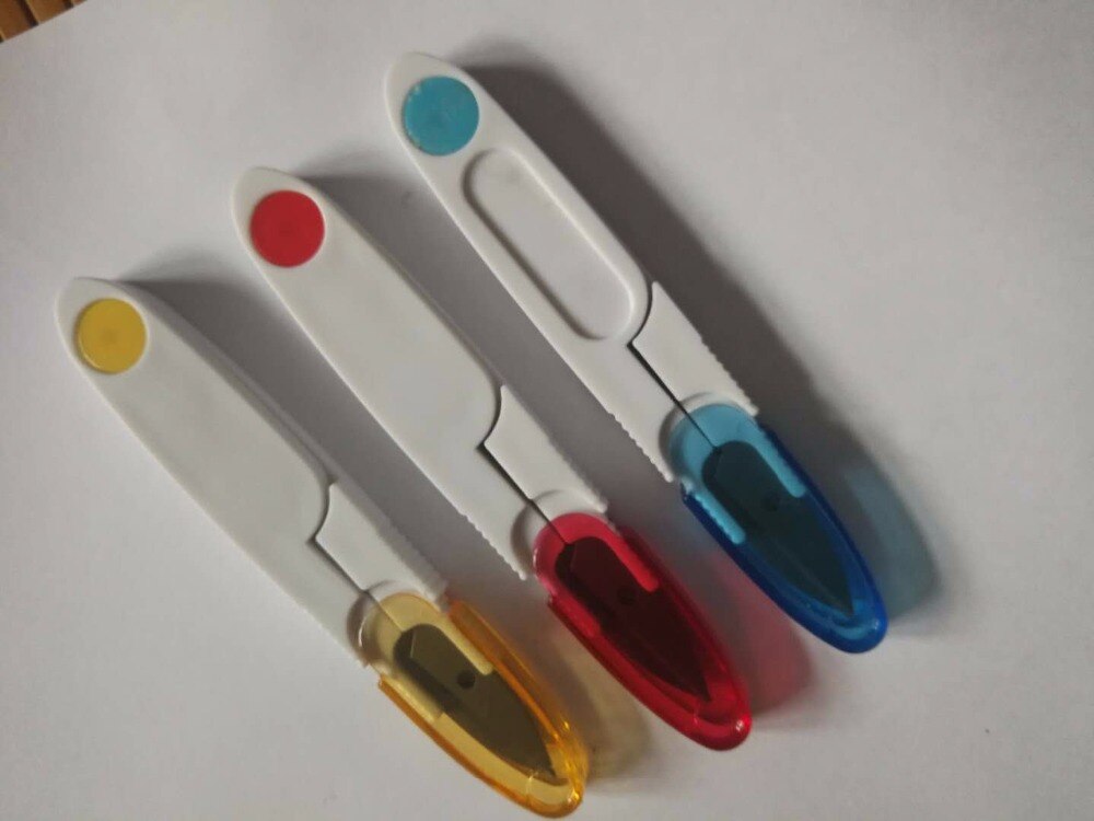 5pc/lot Sharp Handheld Sewing Embroidery Thread Cutter Snips Scissors Fishing Craft Tools DIY Knitting Tool Sharp Scissor