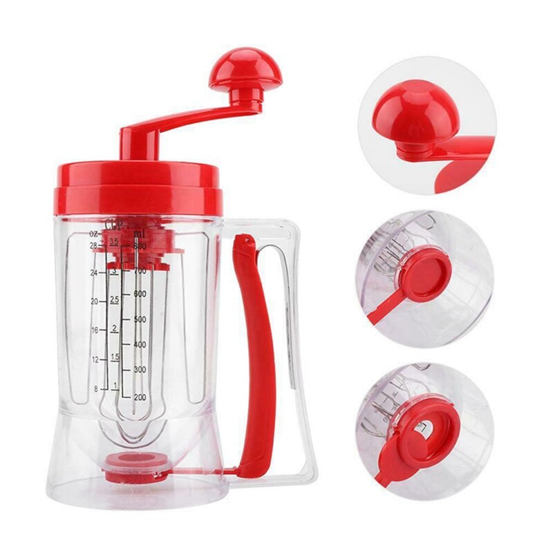 Máquina de cocina Manual, mezclador de masa para tortitas y magdalenas, licuadora, herramienta para hornear, aparato de cocina