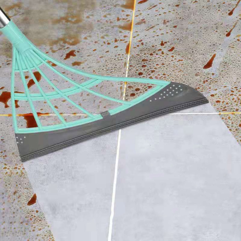 1 Pcs Multifunctionele Magic Bezem 2-In-1 Veegmachine Droog De Vloer En Verwijder Vuil Hangable Handvat Voor Home Office