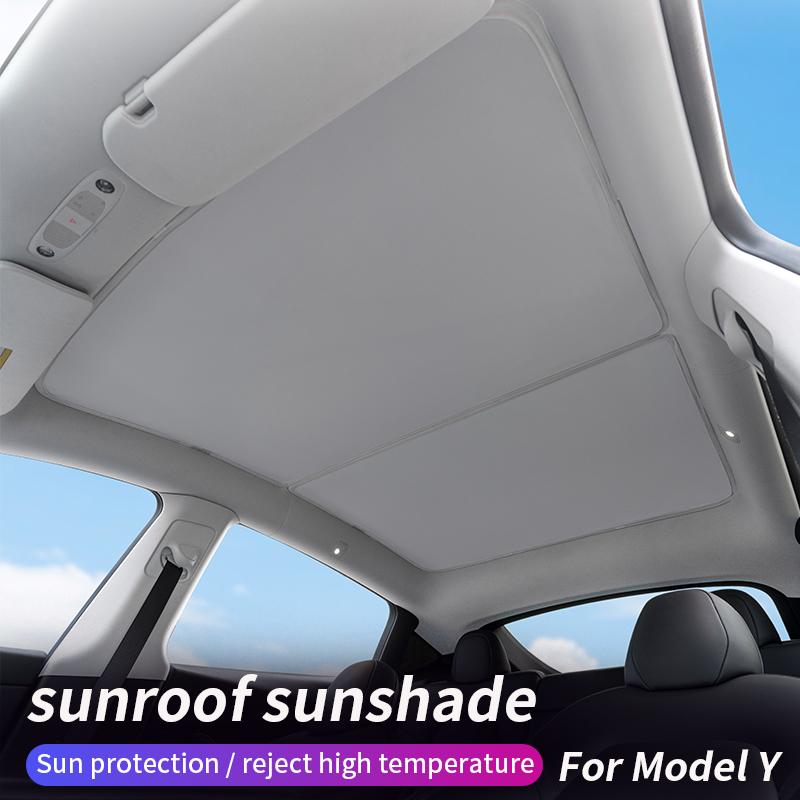 For tesla model 3 2022/model Y Glass roof Sunshade Front Rear Sunroof Skylight Blind Shading Net sunroof sunshade