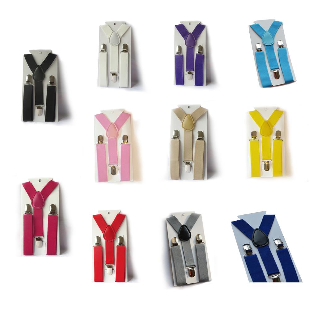 Cute Baby Boys Girl Clip on Suspender Y Back Child Elastic Suspenders Braces