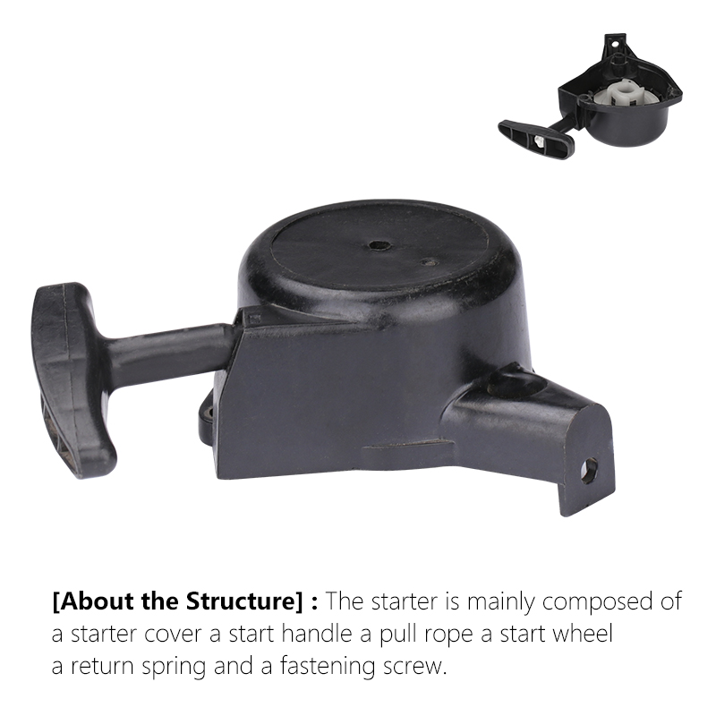 Xcan Grasmaaier Pull Terugslag Starterset Voor Tu26 Sproeier Bosmaaier 2-takt Motor Katrol Starter Tuin Elektrisch Gereedschap