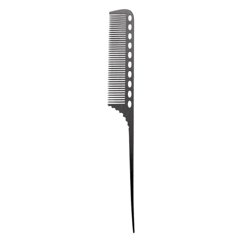 1/2pcs Metal Hair Comb Salon Anti-static Hairdresser Hair Cutting Combs Brush Hair Styling Tools Metal Steel Comb: 06 1pc