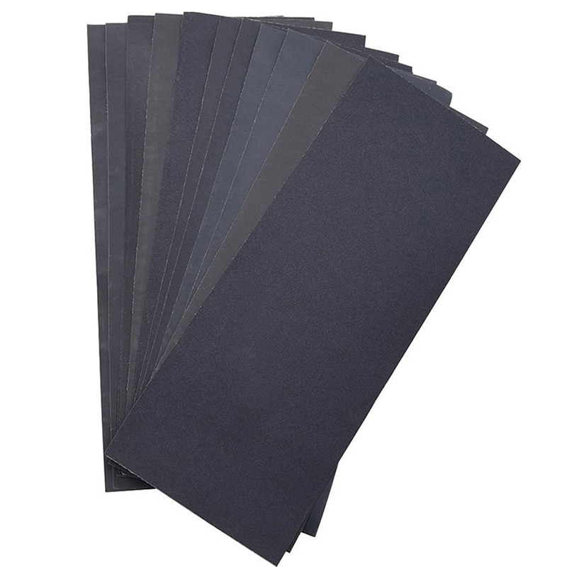 40 st våttorrt sandpapper högkornigt 1000/2000/3000/5000/7000 sandpappersark sortiment för trämetallpoleringsautomater: Default Title