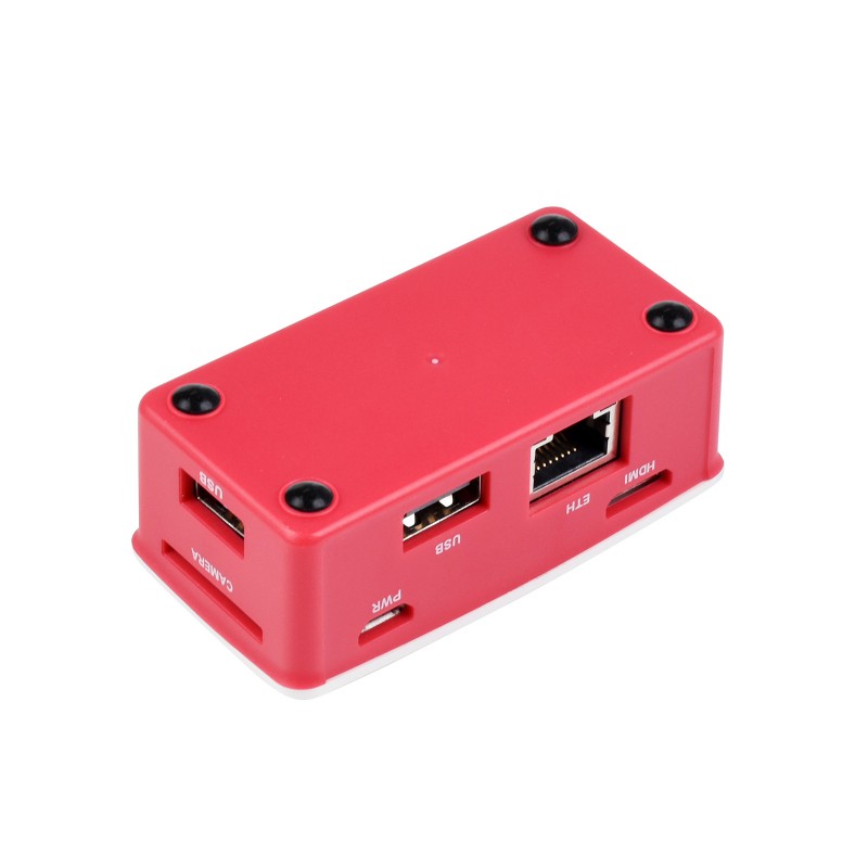 Ethernet usb hub moduuli laatikko abs kotelo raspberry pi zero 2 w /  zero w sarja , 1x rj45 ethernet portti 3x usb 2.0 porttia