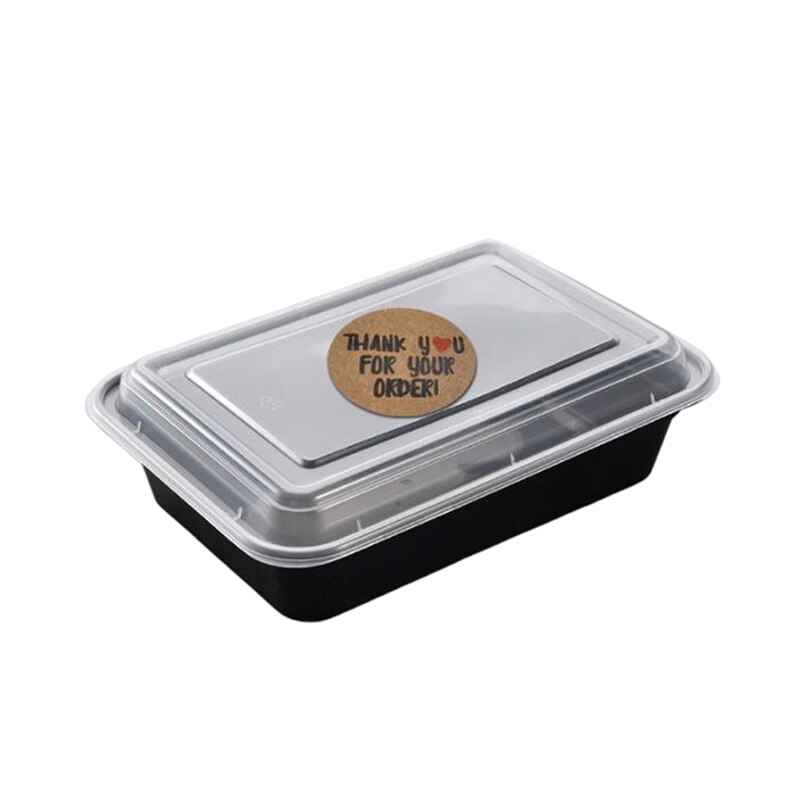 500 Pcs/1 roll Round Kraft Paper Label Sticker Thank You for you order Stickers for Scrapbook Stationery Sticker