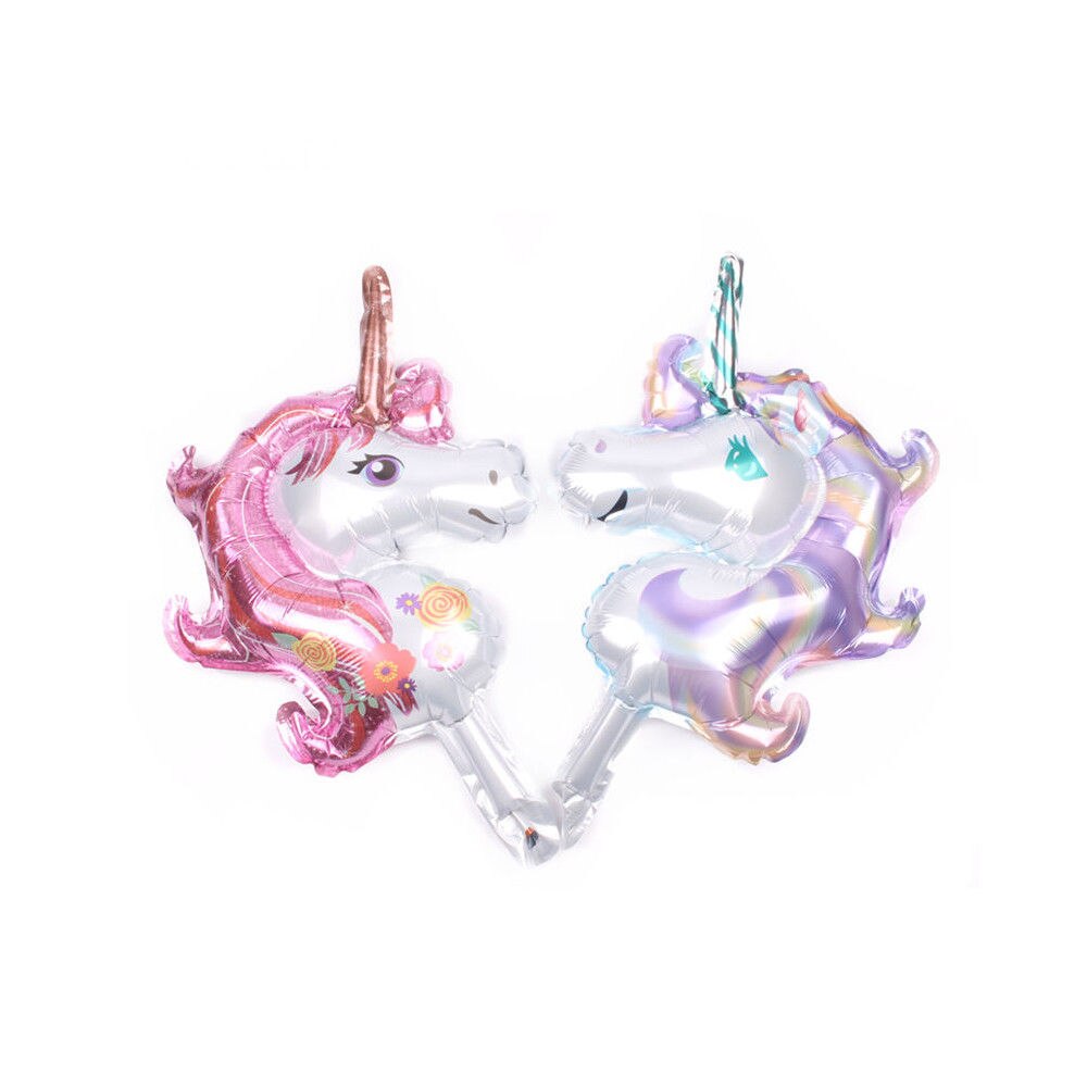 Dessin animé licorne Mini papier d'aluminium ballon bricolage maison fête d'anniversaire décoration de mariage