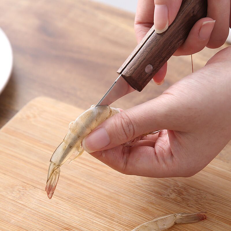 Öffnen Garnelen Zurück Artefakt Küche Garnelen Gewinde Werkzeuge Meeresfrüchte Schere Garnelen Offenen Seite Zu Machen Knoblauch Garnelen Cutter