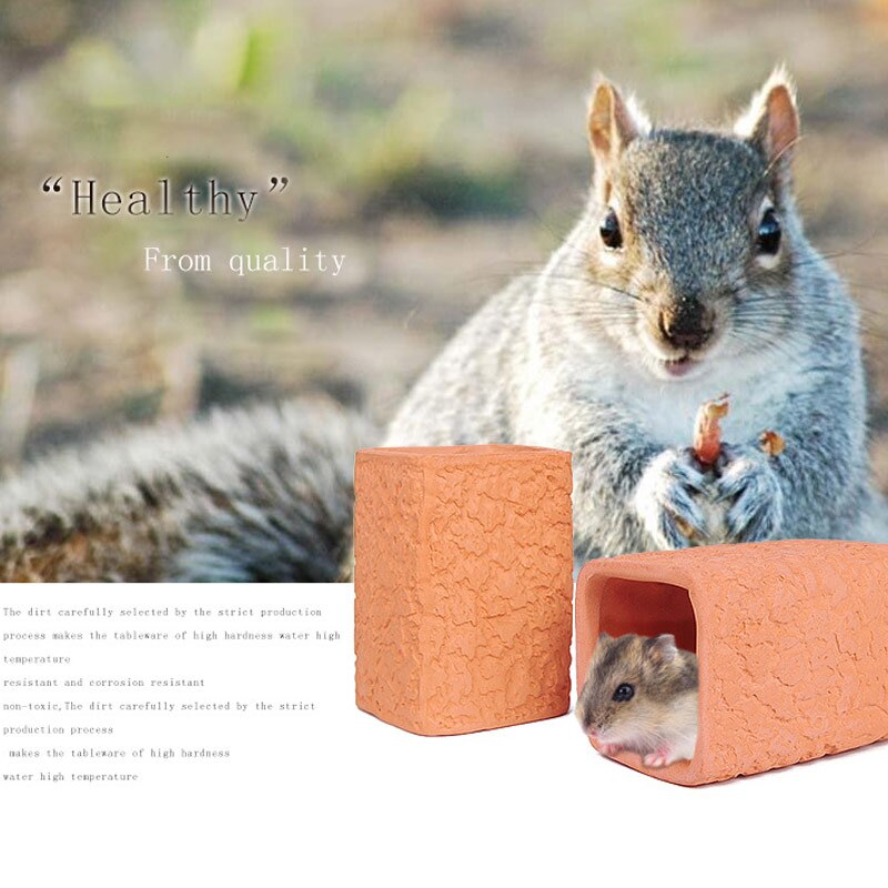 Picture of Hamster Cage Pet Tunnel Pet Bed Guinea Pig Toys Fu... – Grandado