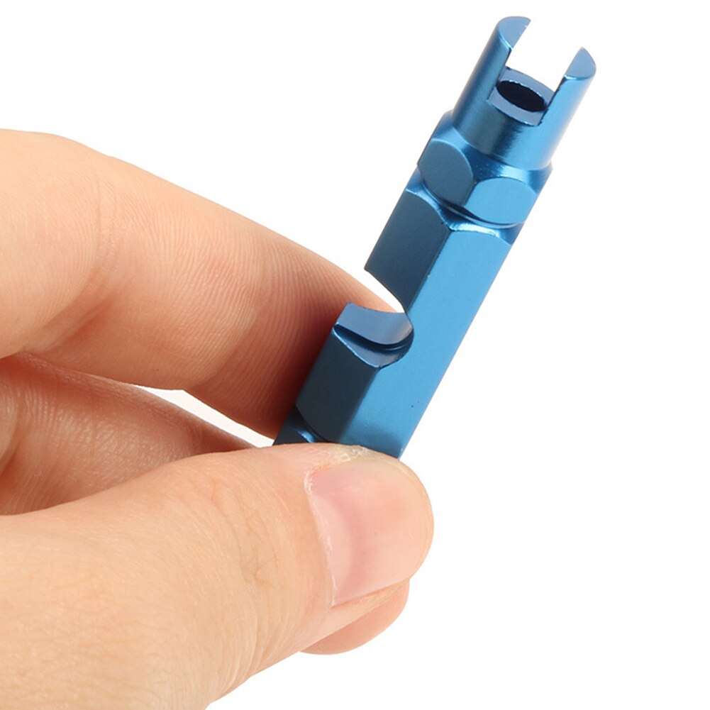 1Pc Bike Valve Demontage Tool Multifunctionele Mtb Racefiets Ventiel Remover Anti-Slip Air Valve Spanner Demontage tool