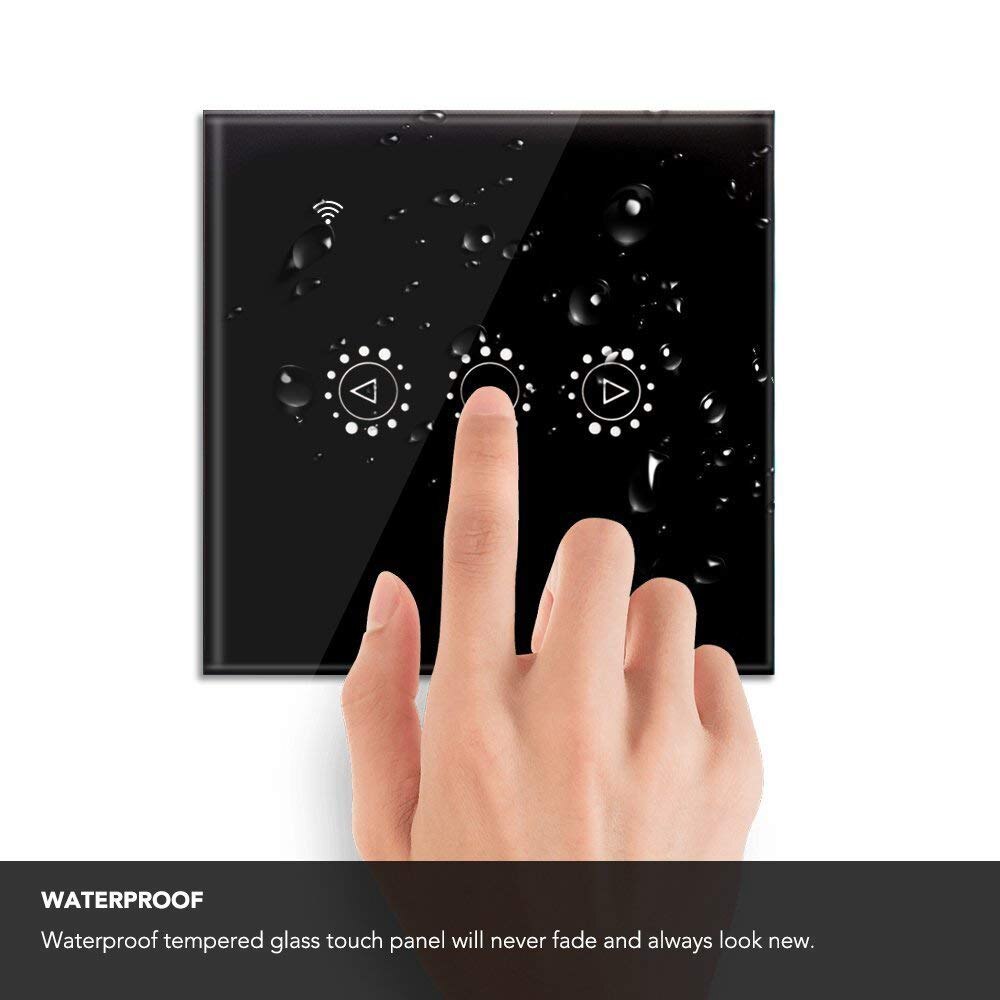 Smart Life Wifi Light Switch Dimmer 3 Way Wall LED Light Touched Switch Voice Control APP Switch Light for Alexa Google Home