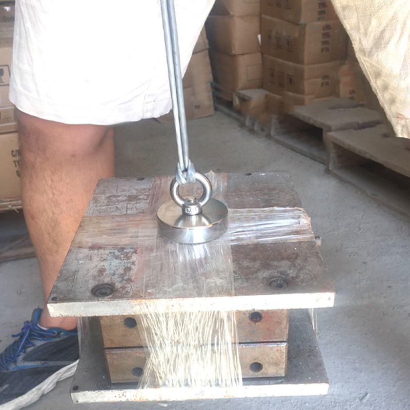 Neodymium Magnet Super Strong Powerful Salvage Hook Fishing Magnetic Circular Magnetic Hooks Home Storage Organization