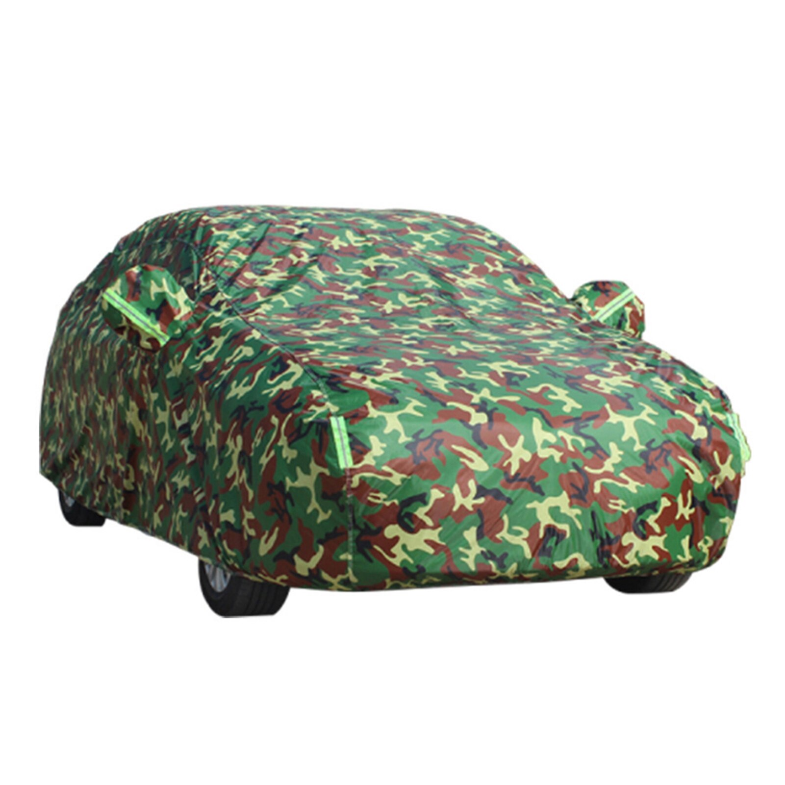 Car Cover All-weather Protection Full Covers with Reflective Strip Camouflage Style Auto Cover Sunscreen Protection Waterproof