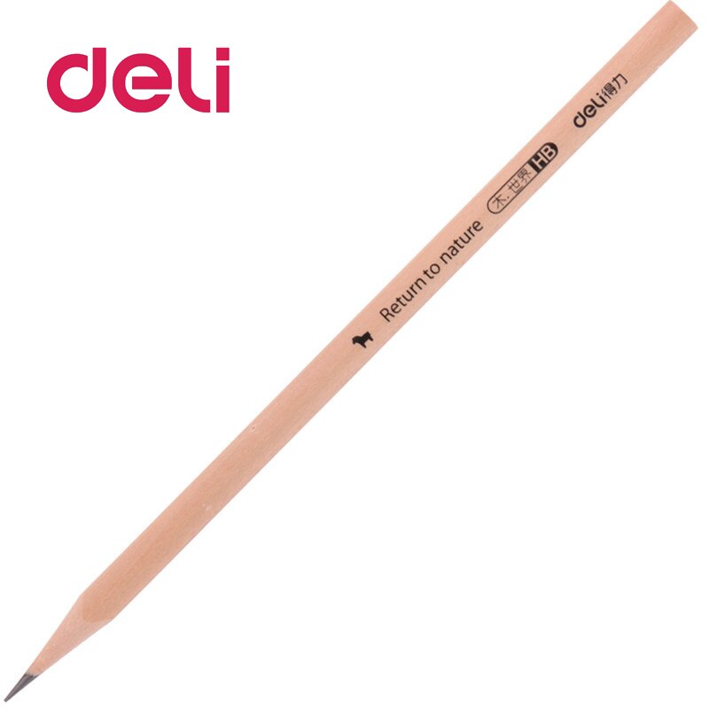 Deli 30 Uds S943 lápiz de madera HB corrección postura estudiante caligrafía todas las clases de autoras lápiz triángulo herramienta de escritura escolar