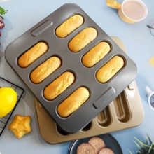 Lange Strip Brood Muffin Anti-aanbak Pan Mentale Bakvormen Koolstofstaal Bakvorm Accessoires Pan Cake