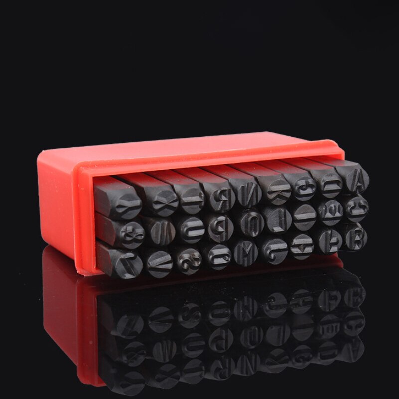 LOGO Stamp Steel Die Metal Stamping kit Punch Tool Number Letter Alphabet Stamps Tools DIY Jewelry Gold Silver Metal leather
