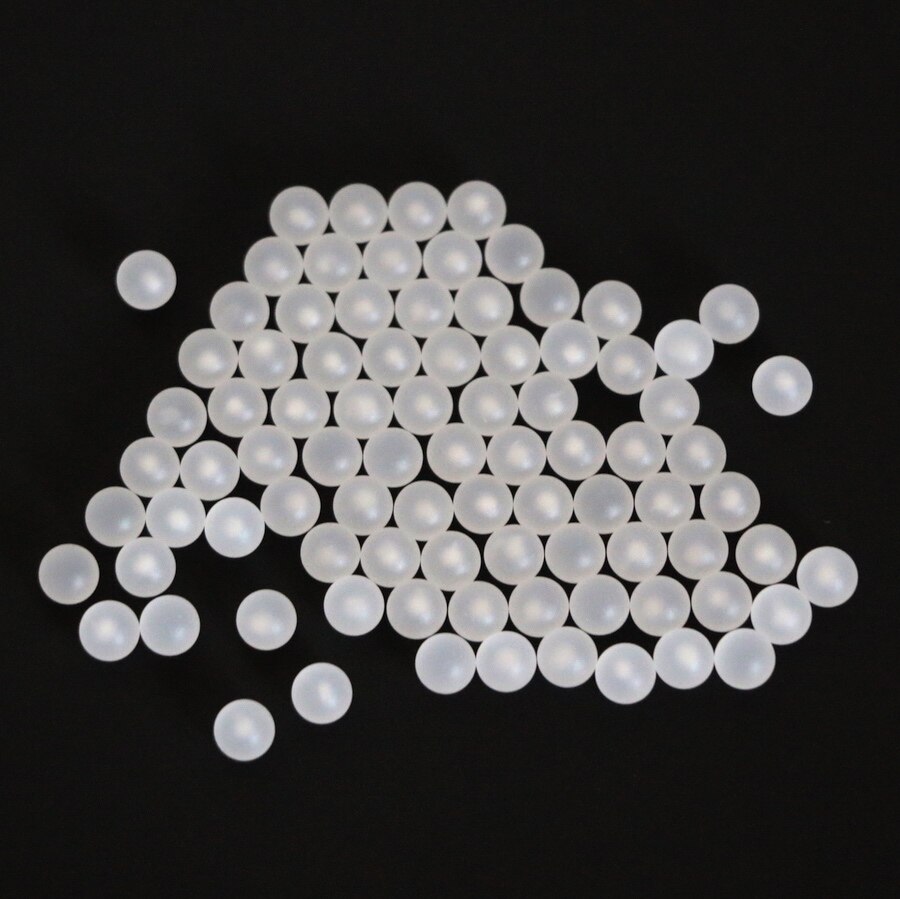 5.556mm ( 7/32'' ) ( 0.21875'' ) 50PCS Polypropylene ( PP ) Sphere Plastic Solid Balls for Ball Valves and Bearings