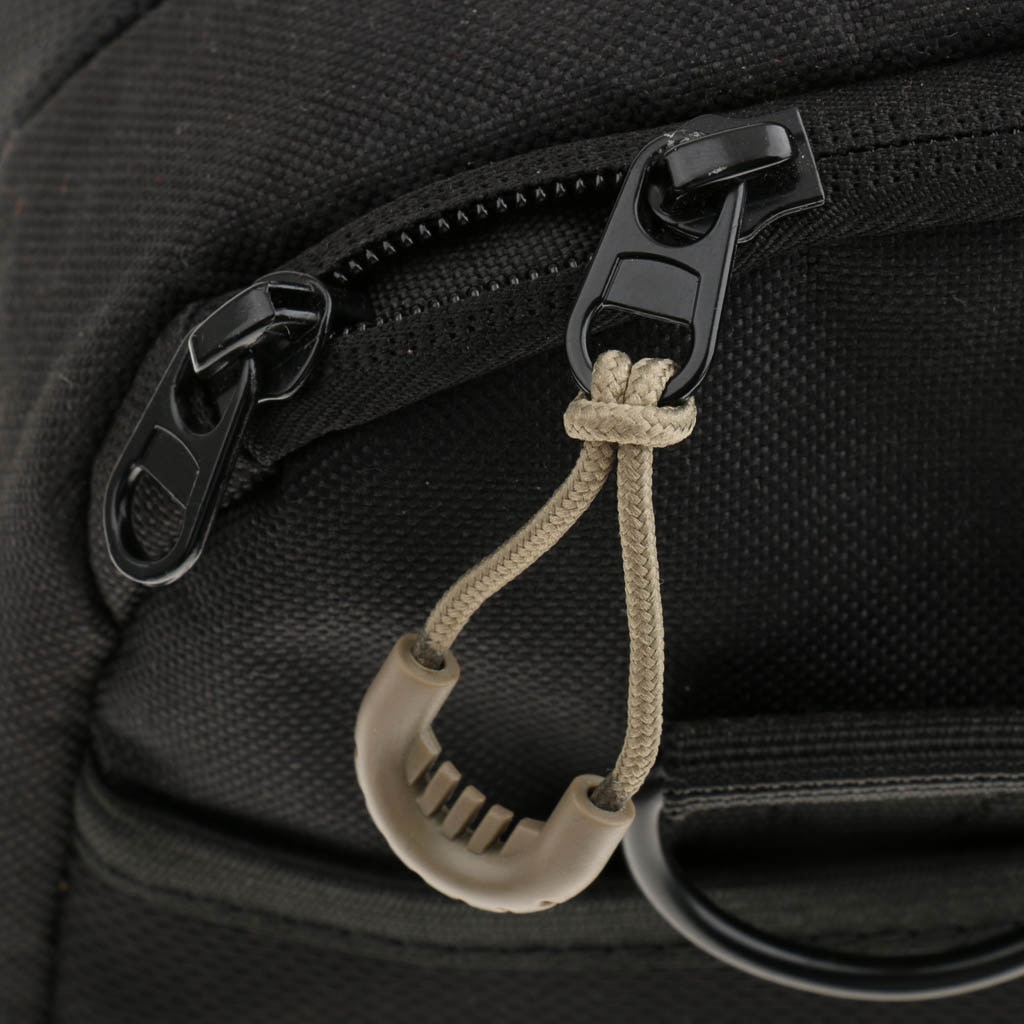 10x Zipper Pulls Cord Rope Ends Lock Zip Slider For DIY Clothing/Bags Garment Black Apparel Accessories Replacement