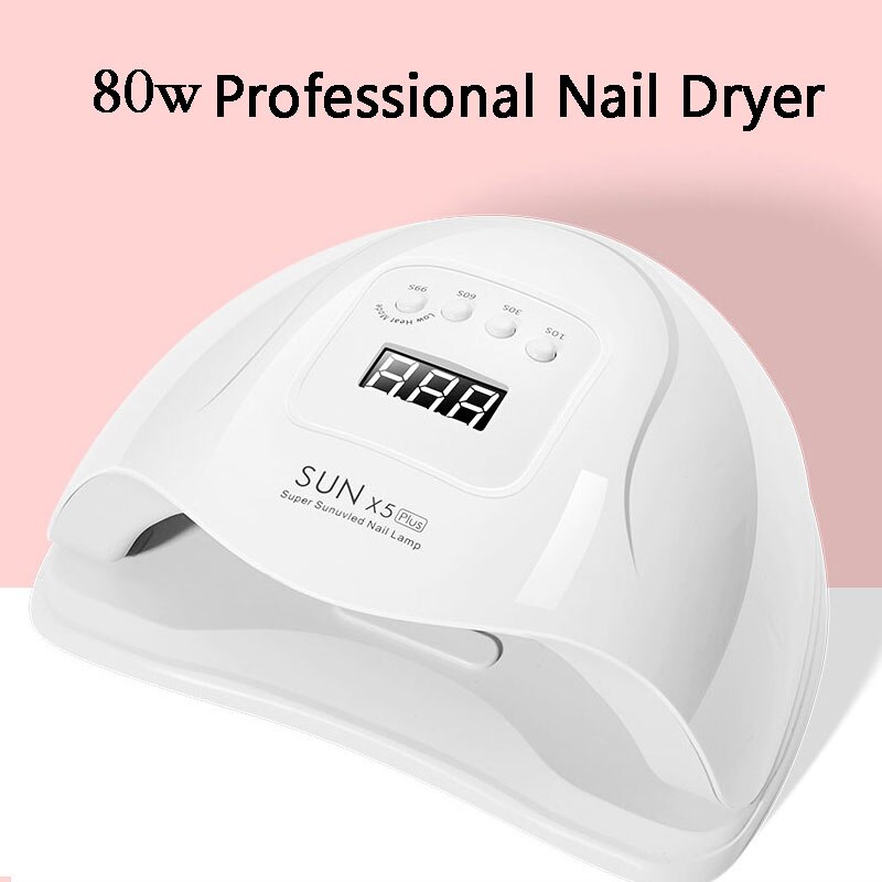 Nail Lamp Voor Manicure 80W Grote Power Led Nagel Droger Lamp Voor Curing Alle Gel Polish Drogen Uv Gel lamp Voor Nail Droger Machine