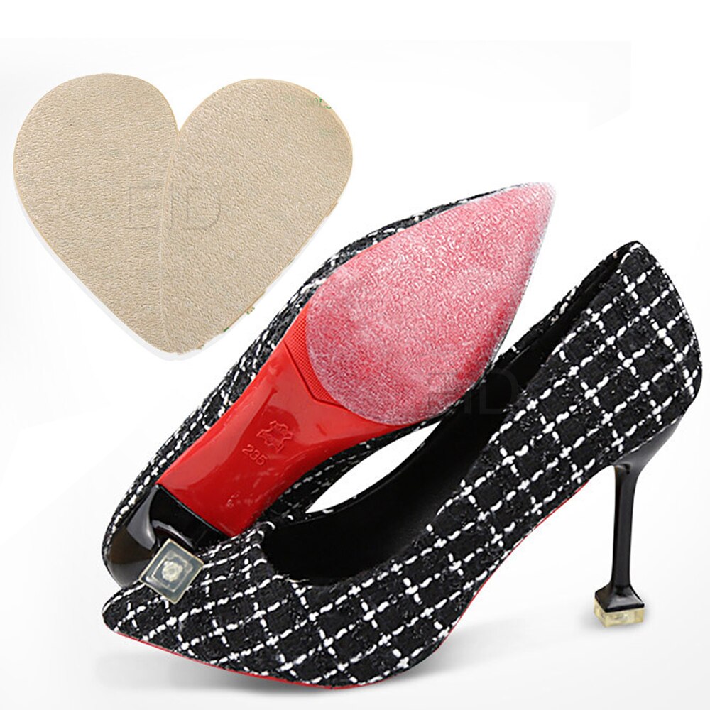 EiD-suelas antideslizantes para zapatos de mujer, Protector de suela de tacón alto, antideslizantes, con empuñaduras de goma, almohadillas para suelas, 2 uds.