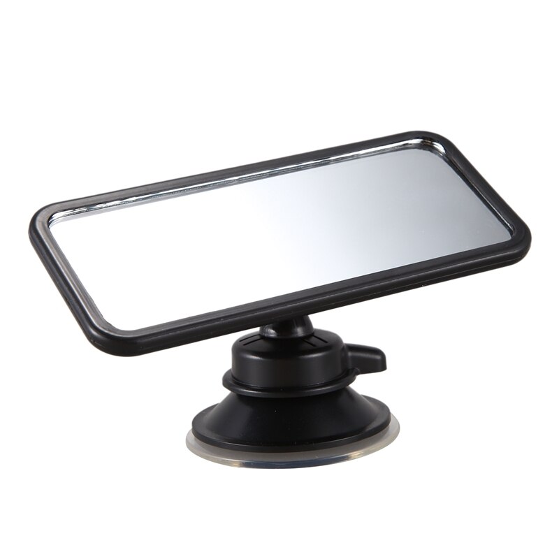 Universal Rear View Mirror - Suction Pad Flat Interior Adjustable Suction Rear View Mirror for Car or Van