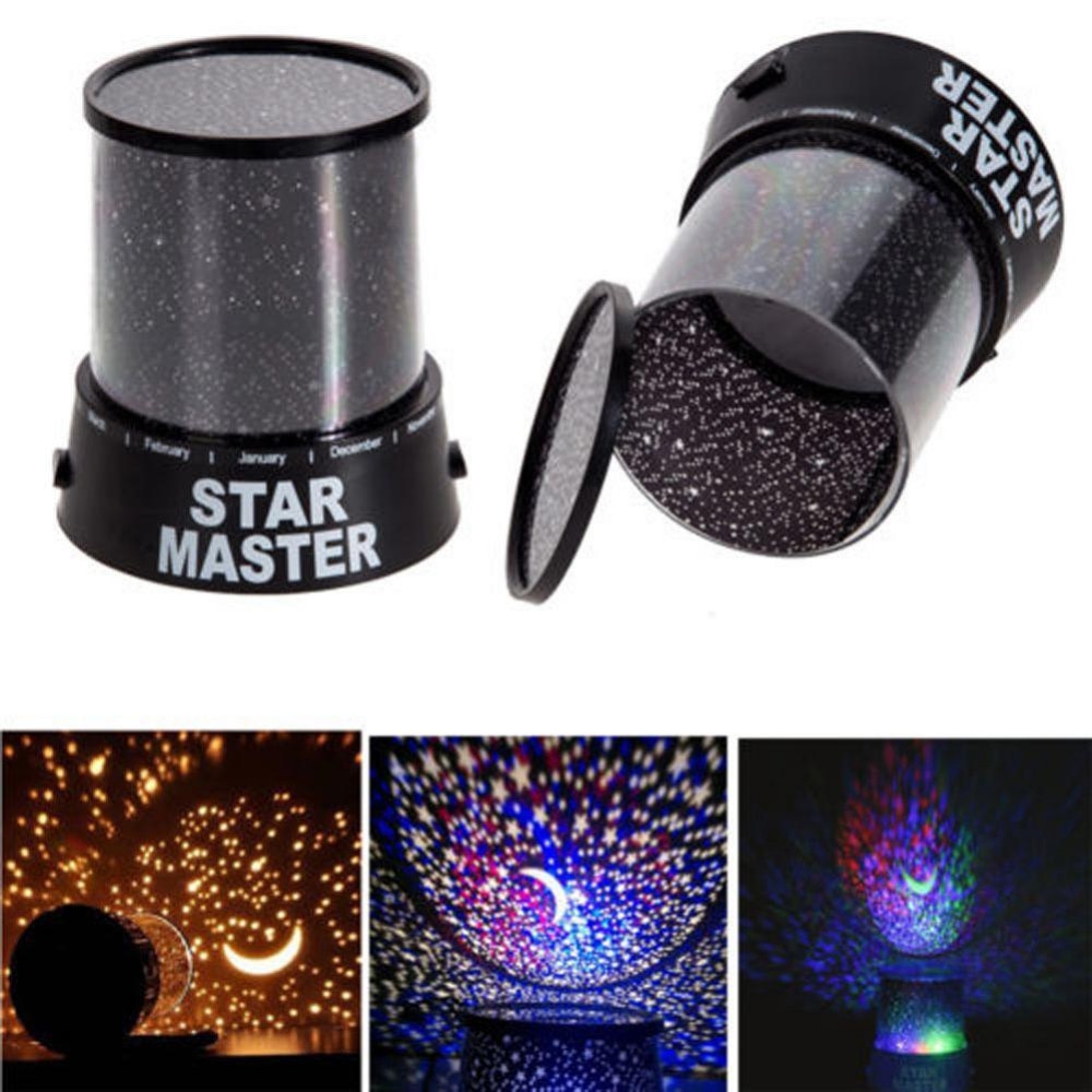 Novelty Kamer Night Light Projector Lamp 2 Modi Starry Star Sky Cosmos Master Kids Kinderen Baby Slaapkamer Slapen Lichten