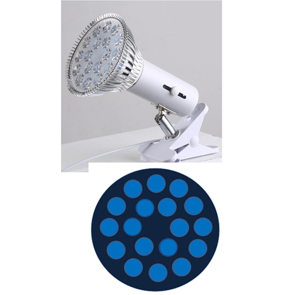 54W Aquarium LED Lighting E27 LED Coral Reef Aquarium Lights Full Spectrum PAR38 LED Light Aquarium Lamp Fixture: S18H-E27 Holder