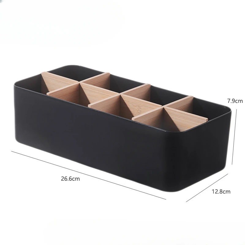 Multifunctionele opbergdoos TV-airconditioner Afstandsbediening Organizer Praktische tissuebox Cosmetische opbergdoos voor thuis: Bruin