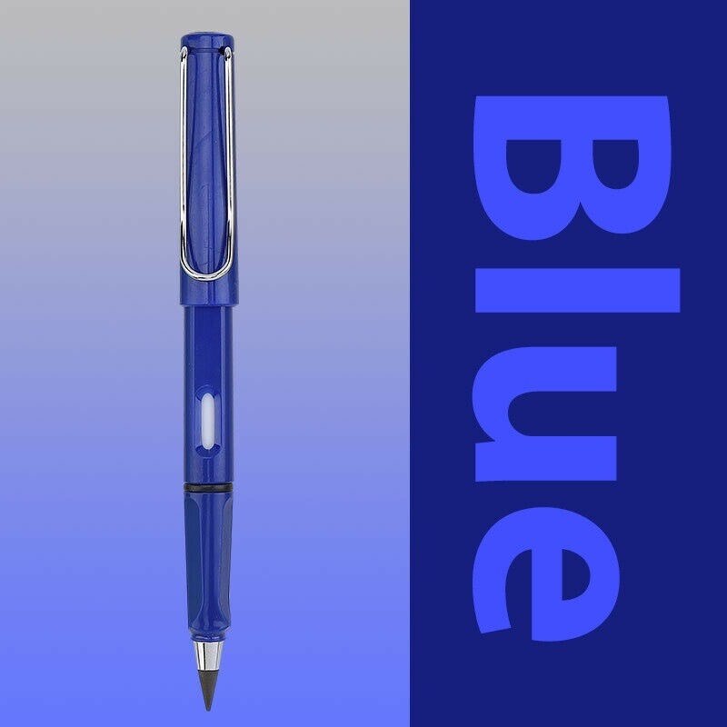 Lápiz eterno sin afilar, nueva tecnología, escritura ilimitada, sin tinta, pintura de bocetos mágicos, lápiz sin plomo: Blue