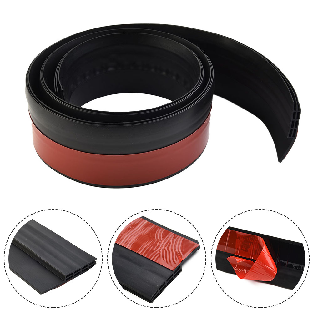1pc 1M Porta Interna Tiraggio Estrusore Striscia Nastro di Tenuta Inferiore Tappo Per Porte Scorrevoli Senza Telaio Accessori Per La Casa