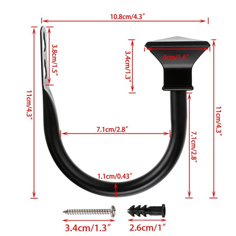 Zestaw 2 kwadratowych metalowych ozdobna zasłona trzymająca plecy, naścienne okna draperie Tiebacks robić sypialni, salonu, biura w