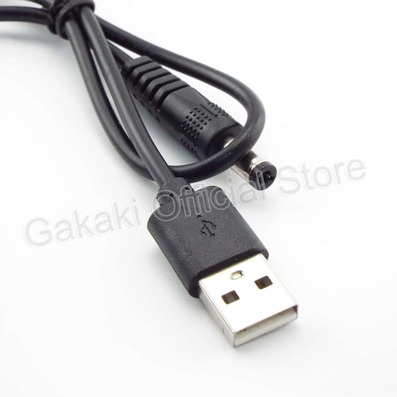 USB A macho enchufe a DC 2,5 3,5 1,35 4,0 1,7 5,5 2,1 5,5 2,5mm enchufe de fuente de alimentación Jack tipo A Cable de extensión cables de conector