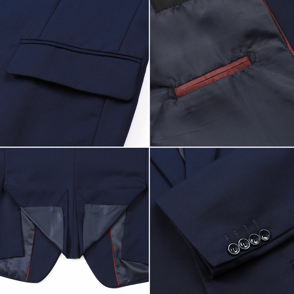 Man Navy Blue Blazer Jacket Men Business Office Wedding Suit Easter Church Birthday Party Outfit Piano Daily Black Set