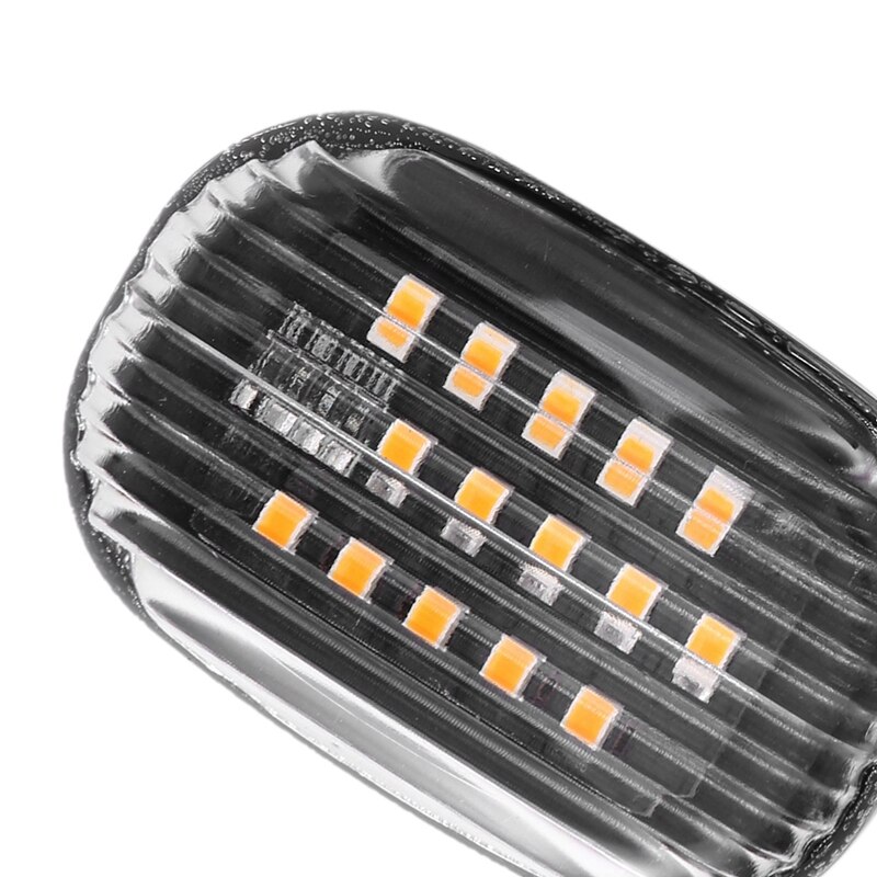 Running Water Turn Signal Fender Side Marker Indicator Lamp with White for Toyota Supra JZA80 81730-05041