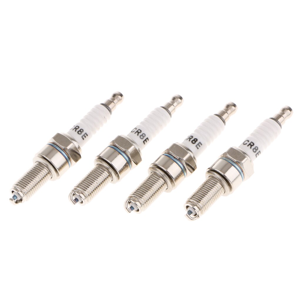4 Uds de chispa enchufe de enchufe para CR9E CR8E CR8EB CR8EK CR8EVX CR8EIX B8RTC bujía estándar CR8E