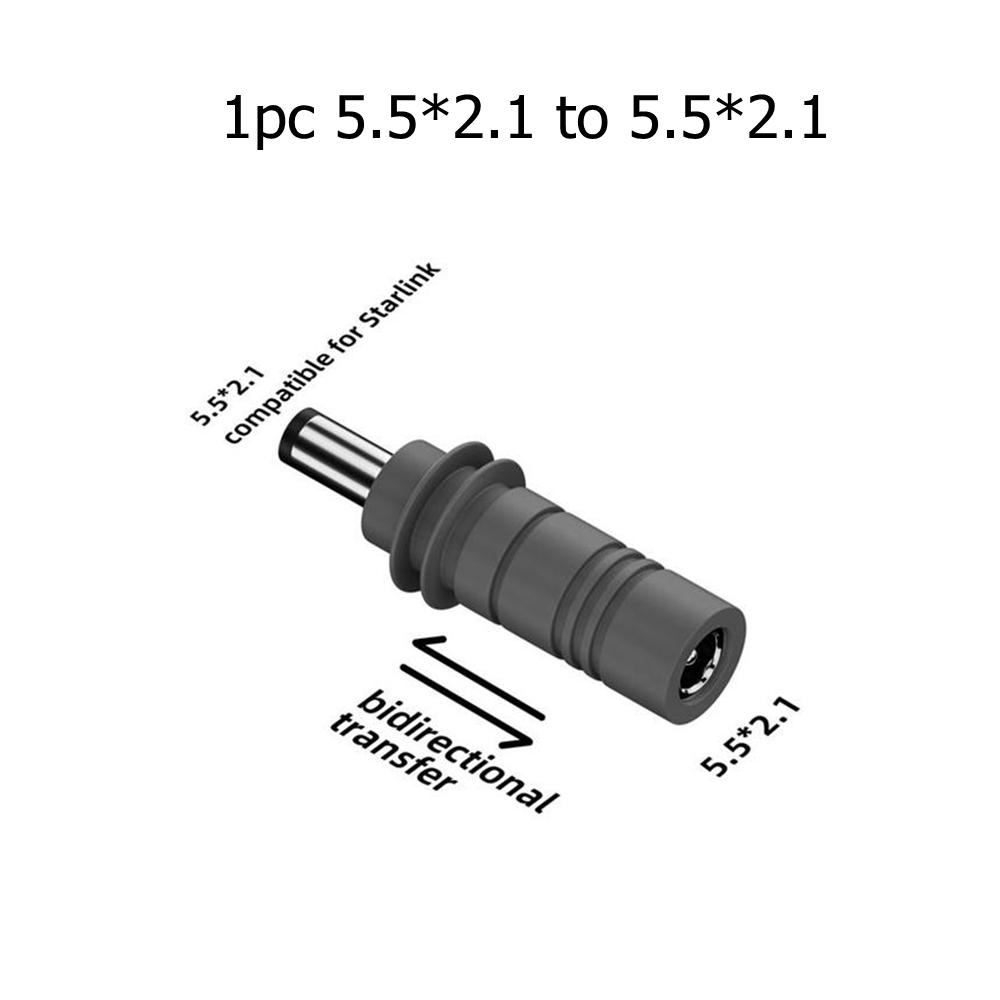 Power Adapter For Starlink Mini USB C Female to 5521 Expansion Adapter Outdoor Waterproof Barrel Jack Charging For Starlink Mini: WHITE