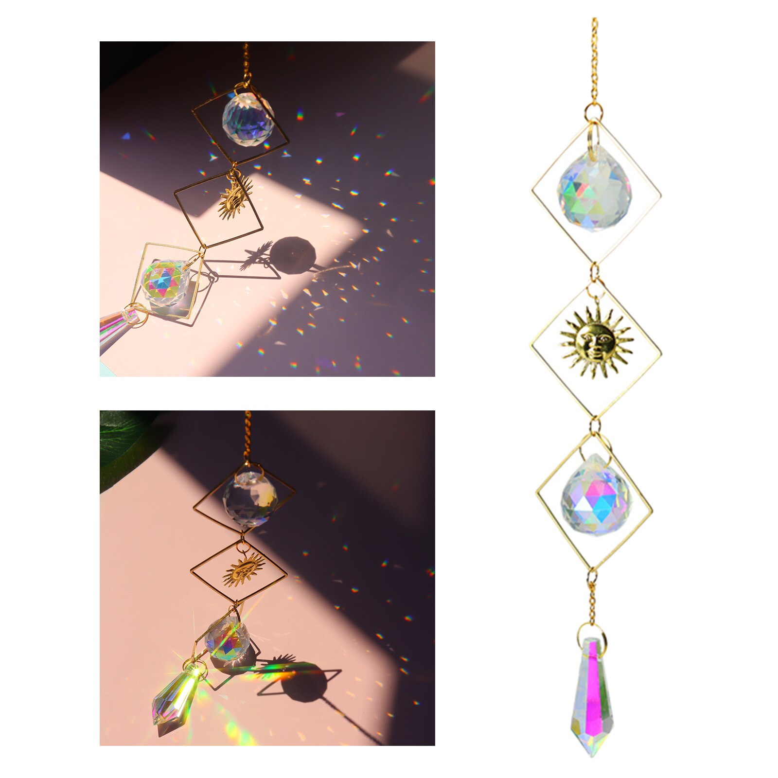 Rainbow Maker Prisms Home Garden Window Decoration: Style 2